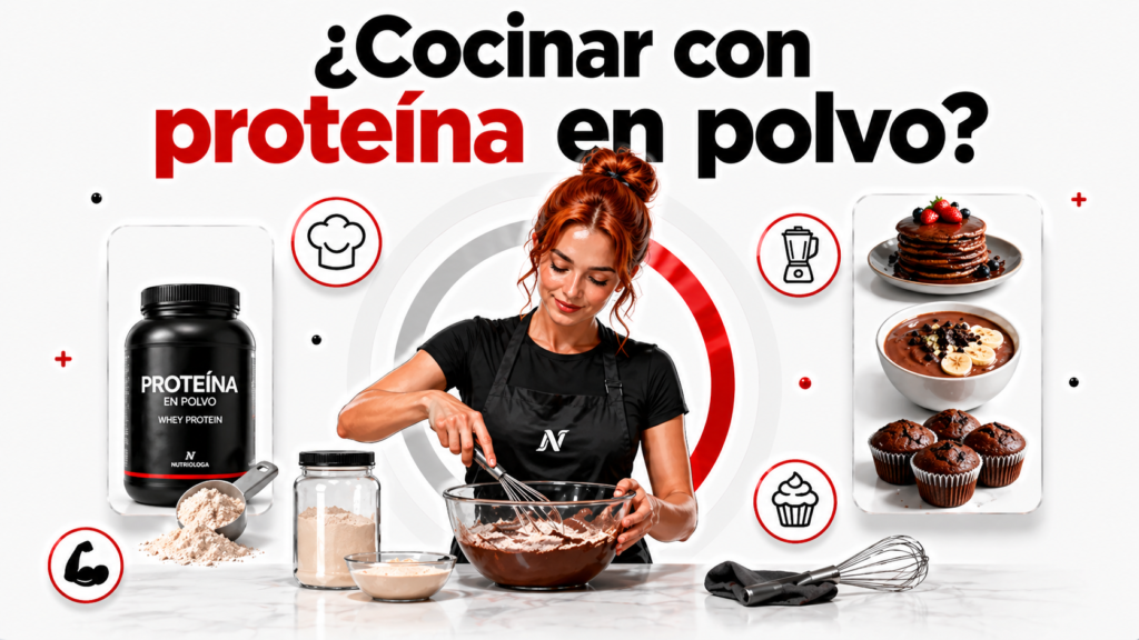 ¿Cocinar con proteína en polvo?