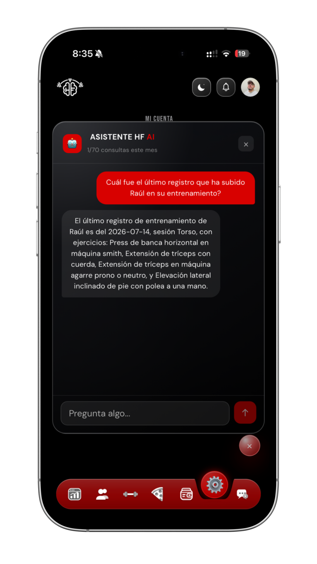 HERMARFIT AI en Apphermarfit